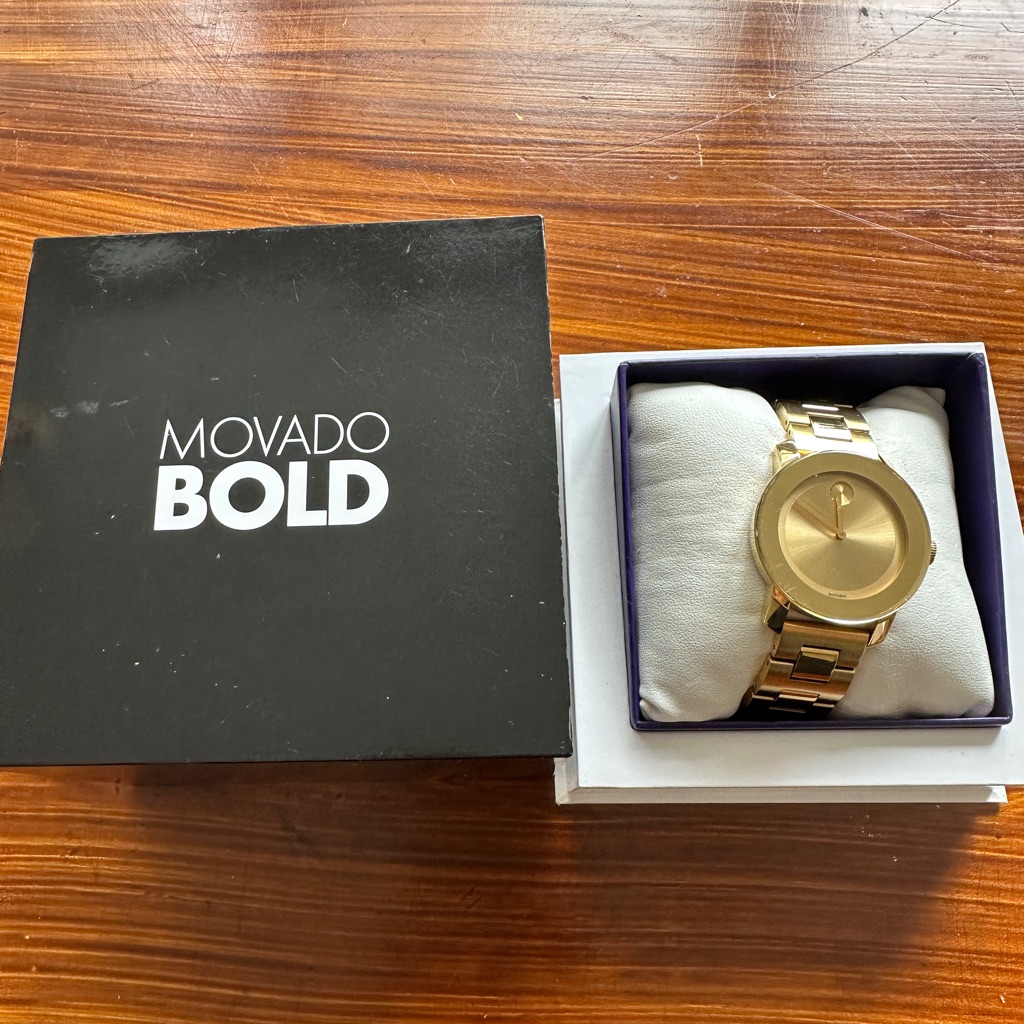 Movado Bold Gold Women’s Watch